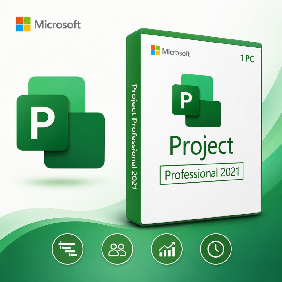 Licencia Project 2021 1 PC
